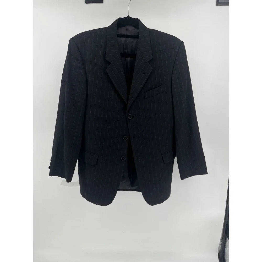 Vitali Made In Italy Men's 90% Wool 10% Cashmere Blazer Jacket Size 38 Short